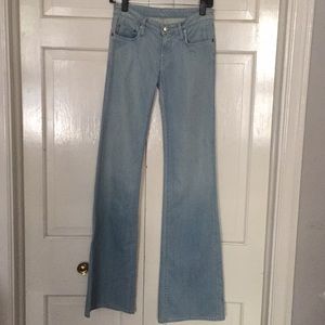 Helmut Lang vintage inspired flare denim